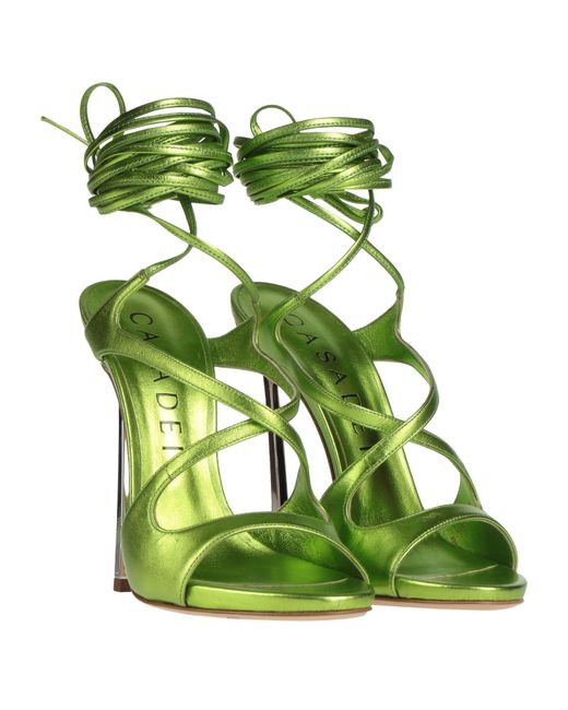 Casadei Green Sandals