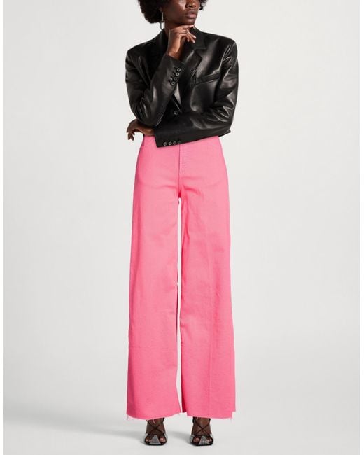 Department 5 Pink Pants Cotton, Elastane