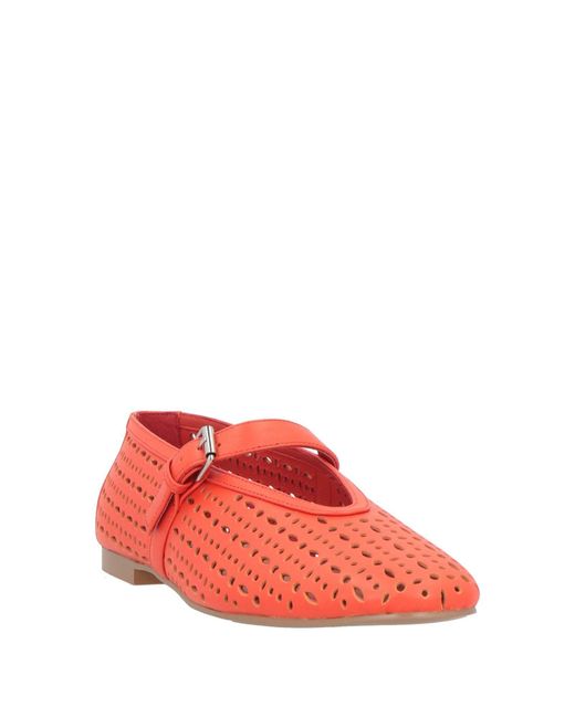 Bibi Lou Red Ballet Flats