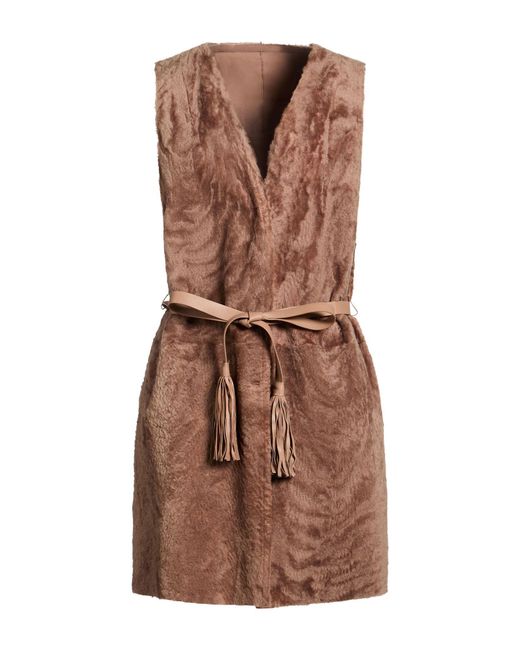 Desa Nineteenseventytwo Brown Shearling & Teddy