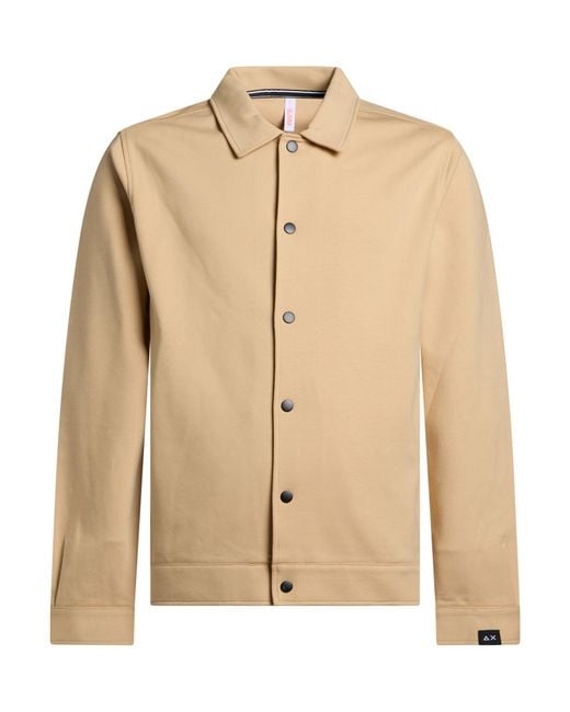 Sun 68 Natural Sand Jacket Cotton for men
