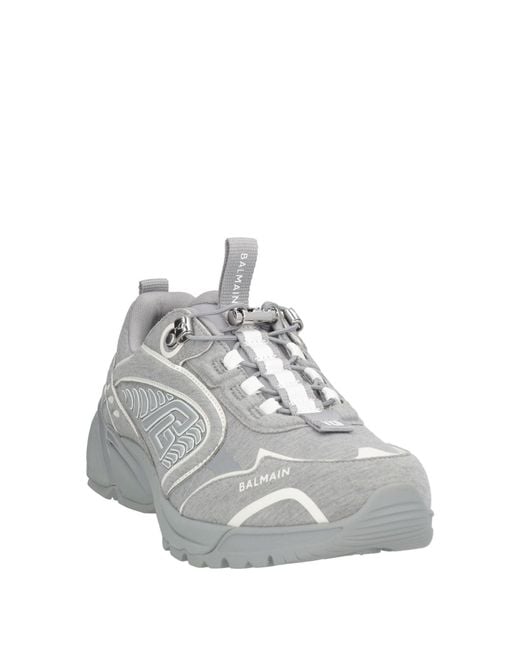 Balmain Gray Trainers for men