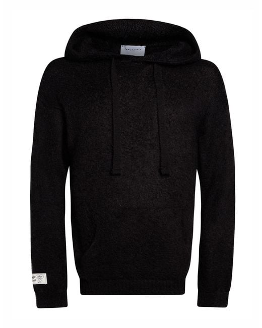FAMILY FIRST Black Sweater Mohair Wool, Polyamide, Acrylic for men