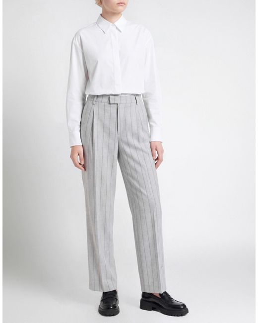 Berwich Gray Pants Virgin Wool