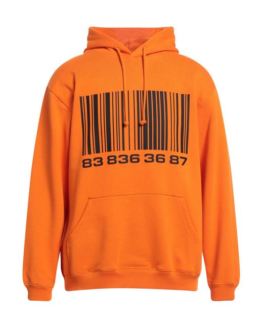VTMNTS Orange Sweatshirt for men
