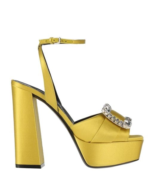 Sergio Rossi Metallic Sandals