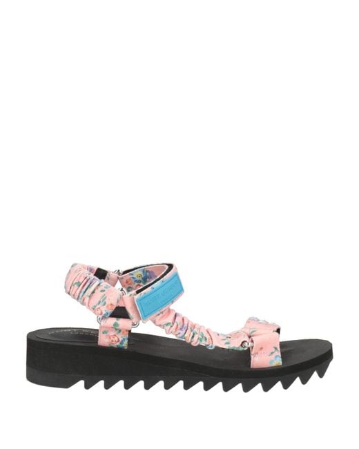 Kurt Geiger White Sandals Textile Fibers