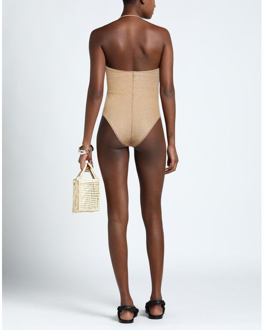 Moschino Natural One-piece Swimsuit
