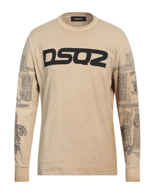 DSquared² Natural T-shirt for men
