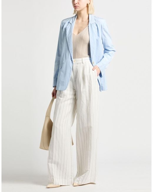 Forte_forte Blue Sky Blazer Polyester, Cotton