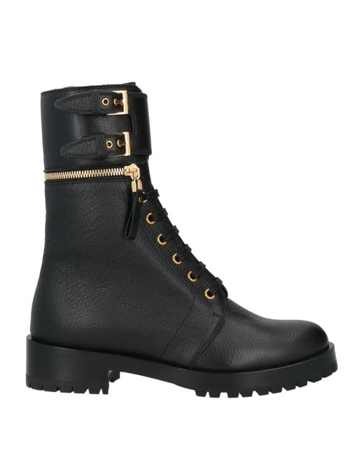 Sergio Rossi Black Ankle Boots