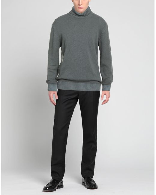 Ploumanac'h Gray Dark Turtleneck Wool, Cashmere for men