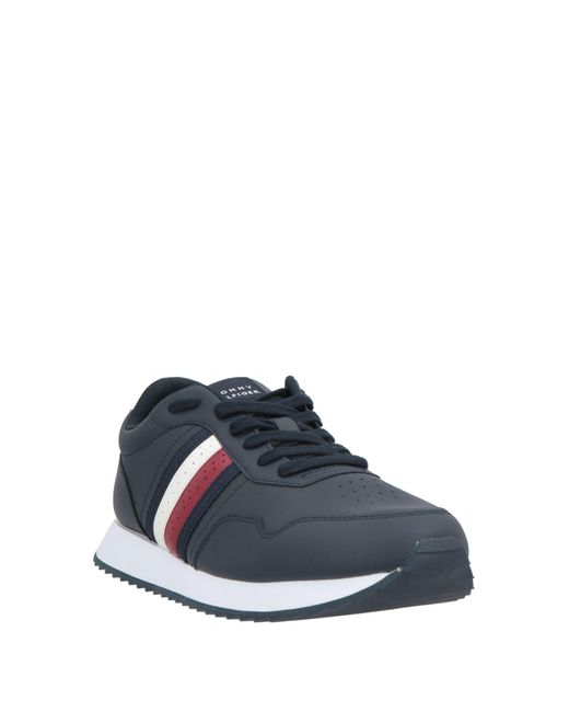 Tommy Hilfiger Blue Sneakers Leather for men