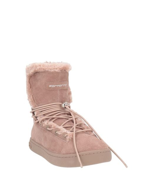 Fornarina Pink Ankle Boots