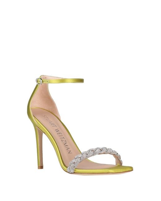 Stuart Weitzman Metallic Sandale