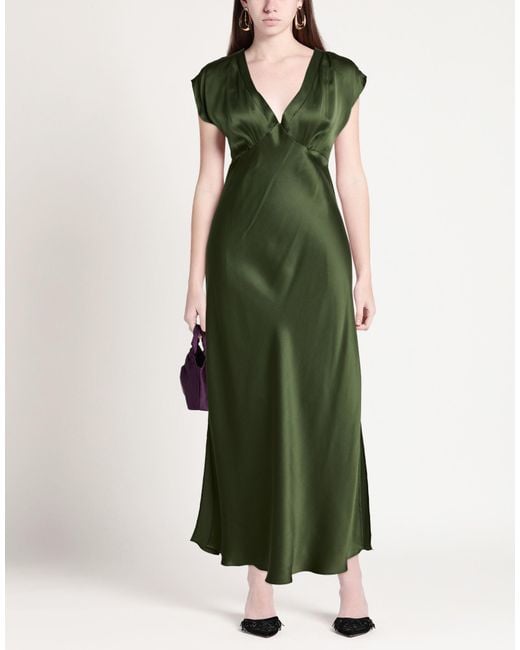 Vivis Green Maxi Dress