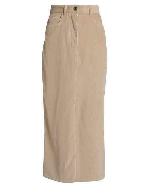 Weekend by Maxmara Natural Midi Skirt Cotton
