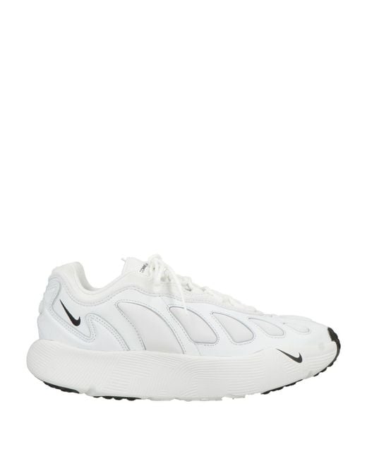 Nike White Sneakers Leather, Synthetic Material for men