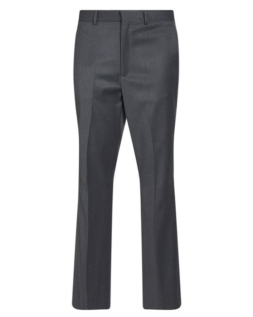 Nineminutes Gray Pants Polyester, Viscose, Elastane for men