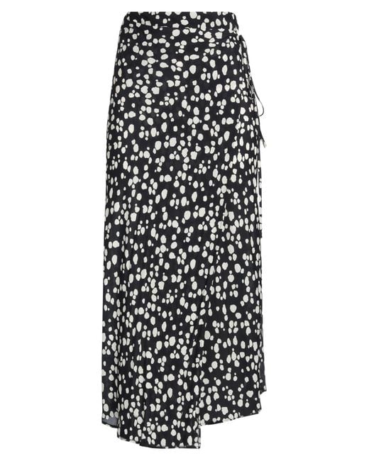 MSGM White Midi Skirt