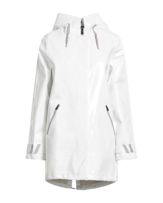Herno White Overcoat & Trench Coat