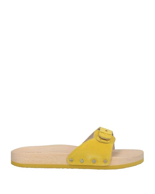 Scholl Yellow Mules & Clogs