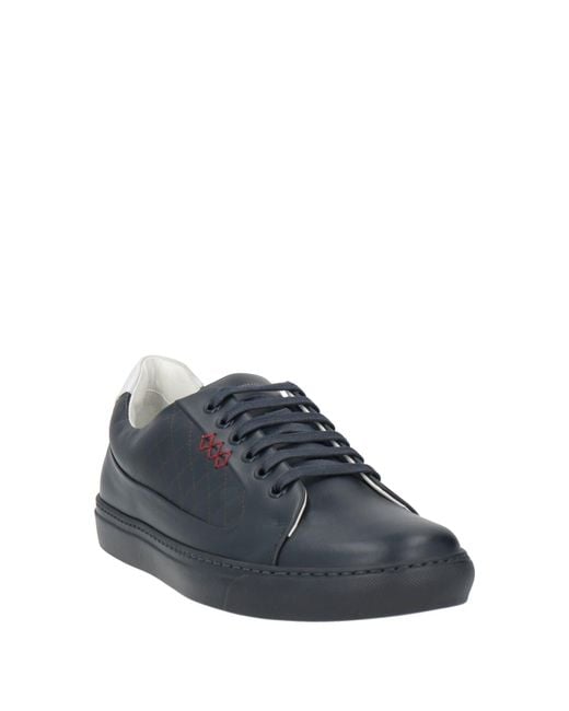 Sutor Mantellassi Blue Sneakers Leather for men