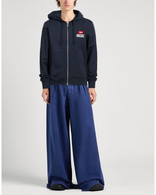 DIESEL Blue Sweatshirt for men