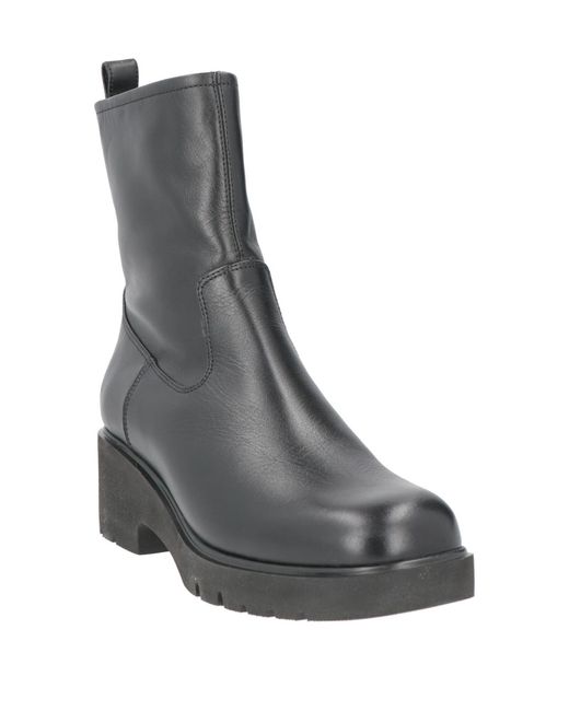 Unisa Gray Ankle Boots Leather