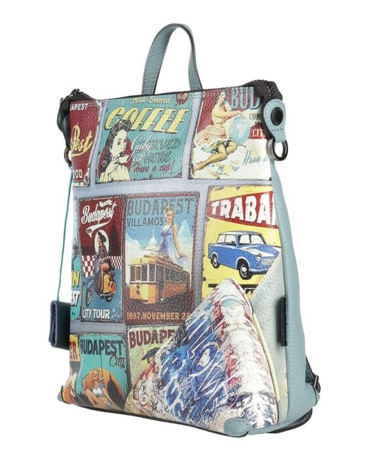Gabs Blue Slate Backpack Calfskin