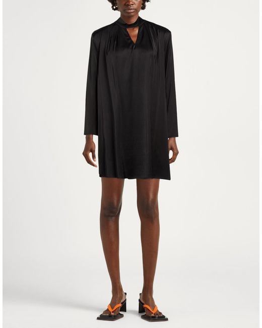 Manila Grace Black Mini Dresses