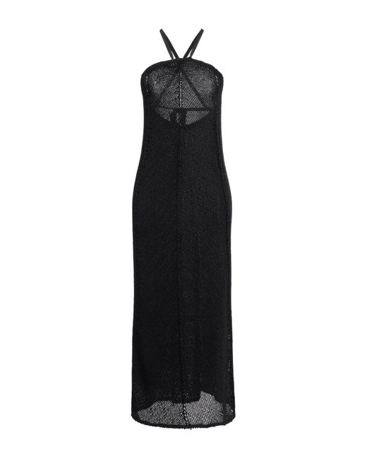 Forte Forte Black Midi-Kleid