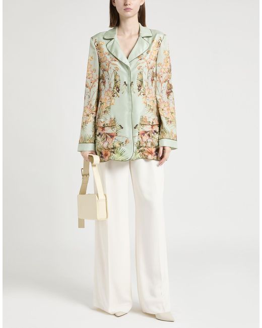 Alberta Ferretti Multicolor Blazer Silk