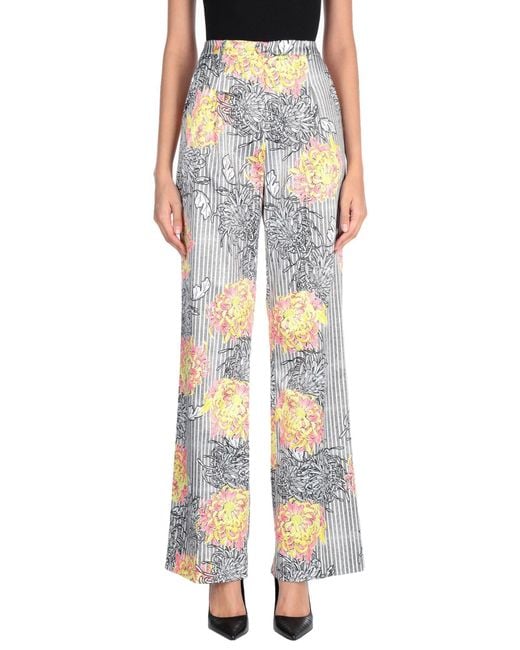 Marc Ellis Gray Pants Polyester, Cotton, Elastane
