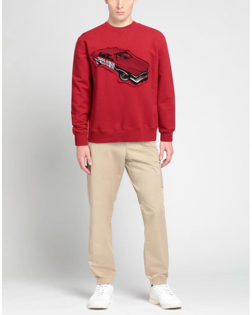 Golden Goose Deluxe Brand Red Sweatshirt for men