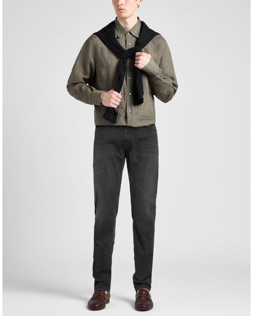 Moorer Gray Jeans for men