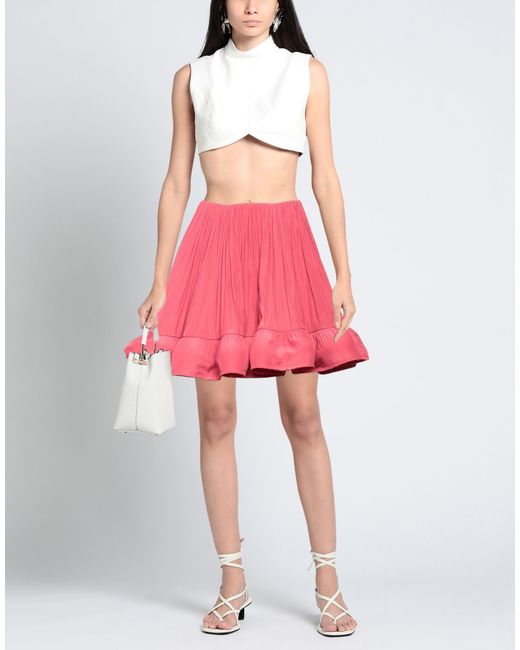 Lanvin Pink Mini Skirt