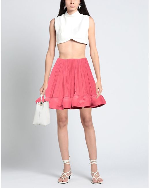 Lanvin Pink Mini Skirt