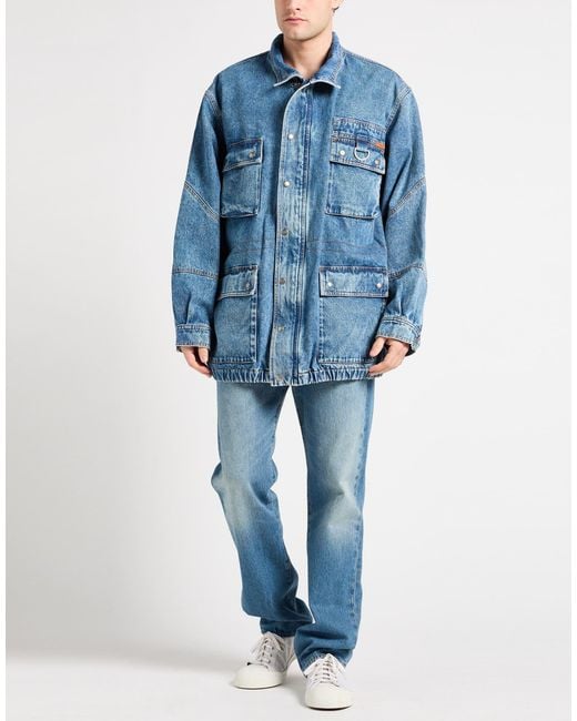 Martine Rose Blue Denim Outerwear for men