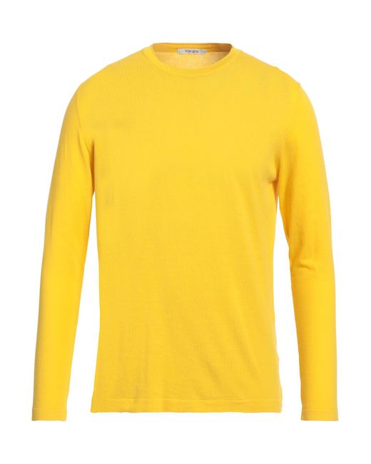 Pullover Kangra de hombre de color Yellow