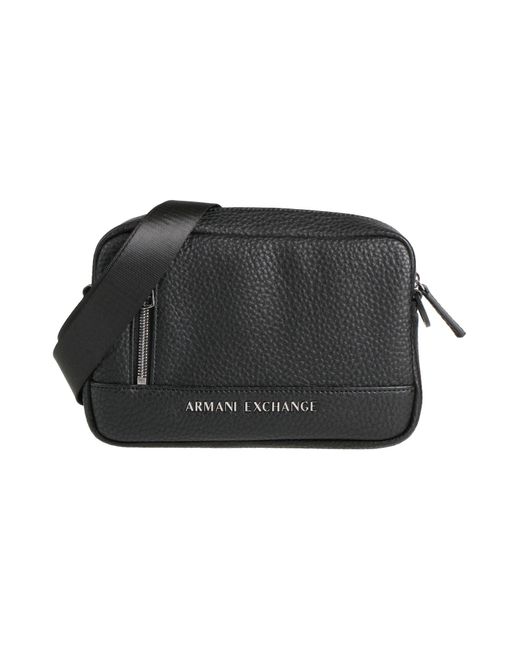ARMANI EXCHANGE Black Cross-Body Bag for men