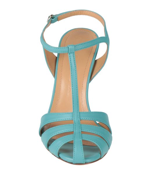 A.Bocca Blue Sandals Leather