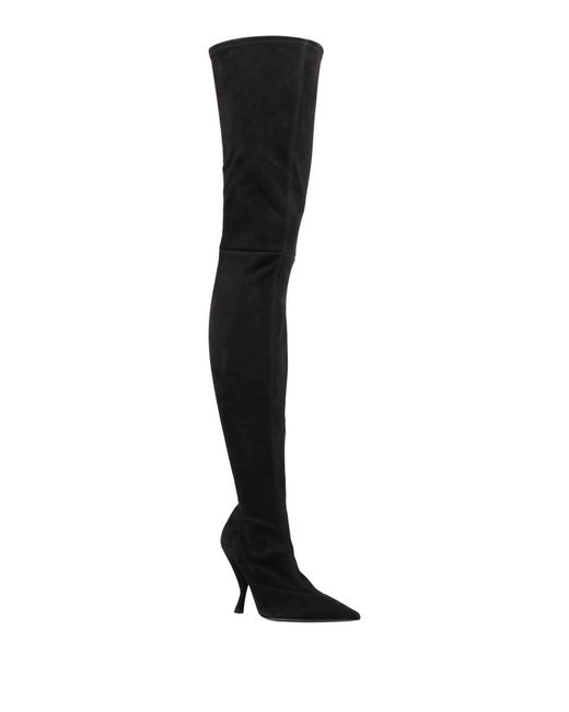Sergio Rossi Black Boot Leather