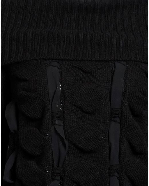 Blumarine Black Sweater Wool, Polyester