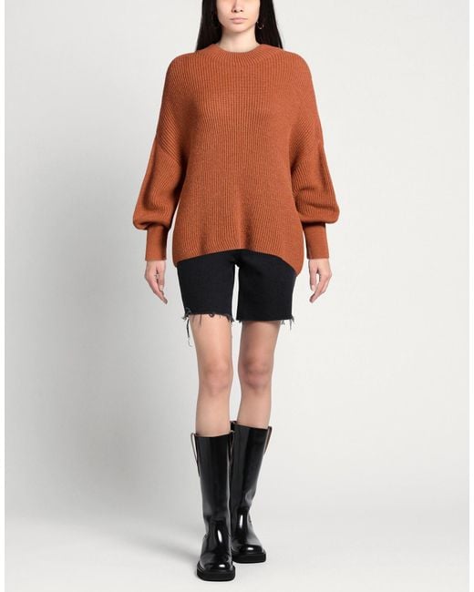 Closed Brown Rust Turtleneck Polyacrylic, Alpaca Wool, Wool