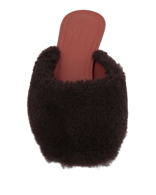 Charles Philip Brown Dark Mules & Clogs Leather