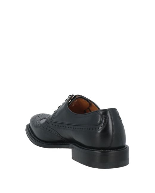 Testoni Black Lace-up Shoes for men