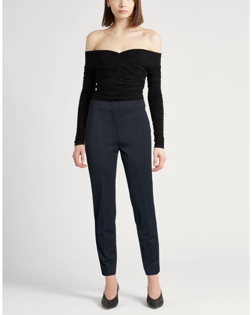 Max Mara Blue Pants Viscose, Polyamide, Elastane