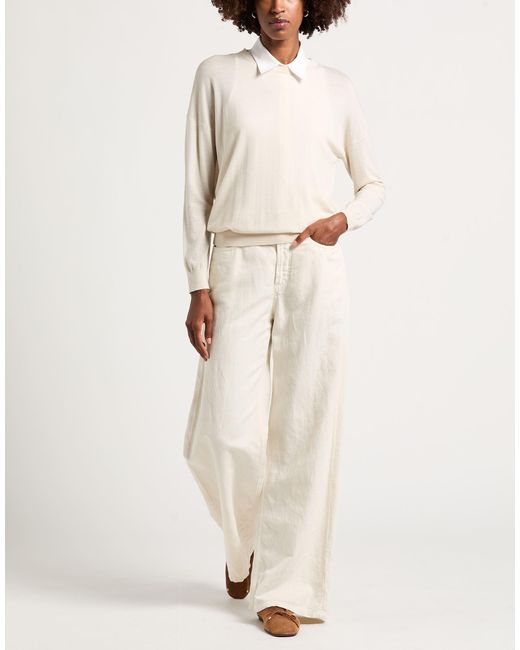 Eleventy White Sweater Wool