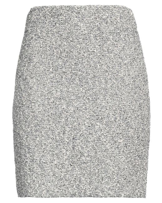 Amina Rubinacci Gray Mini Skirt